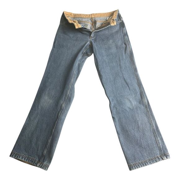 Duluth Trading Co Jeans Mens 32x30‎ Classic Straight Leg Denim Work Jeans Blue - Picture 2 of 8